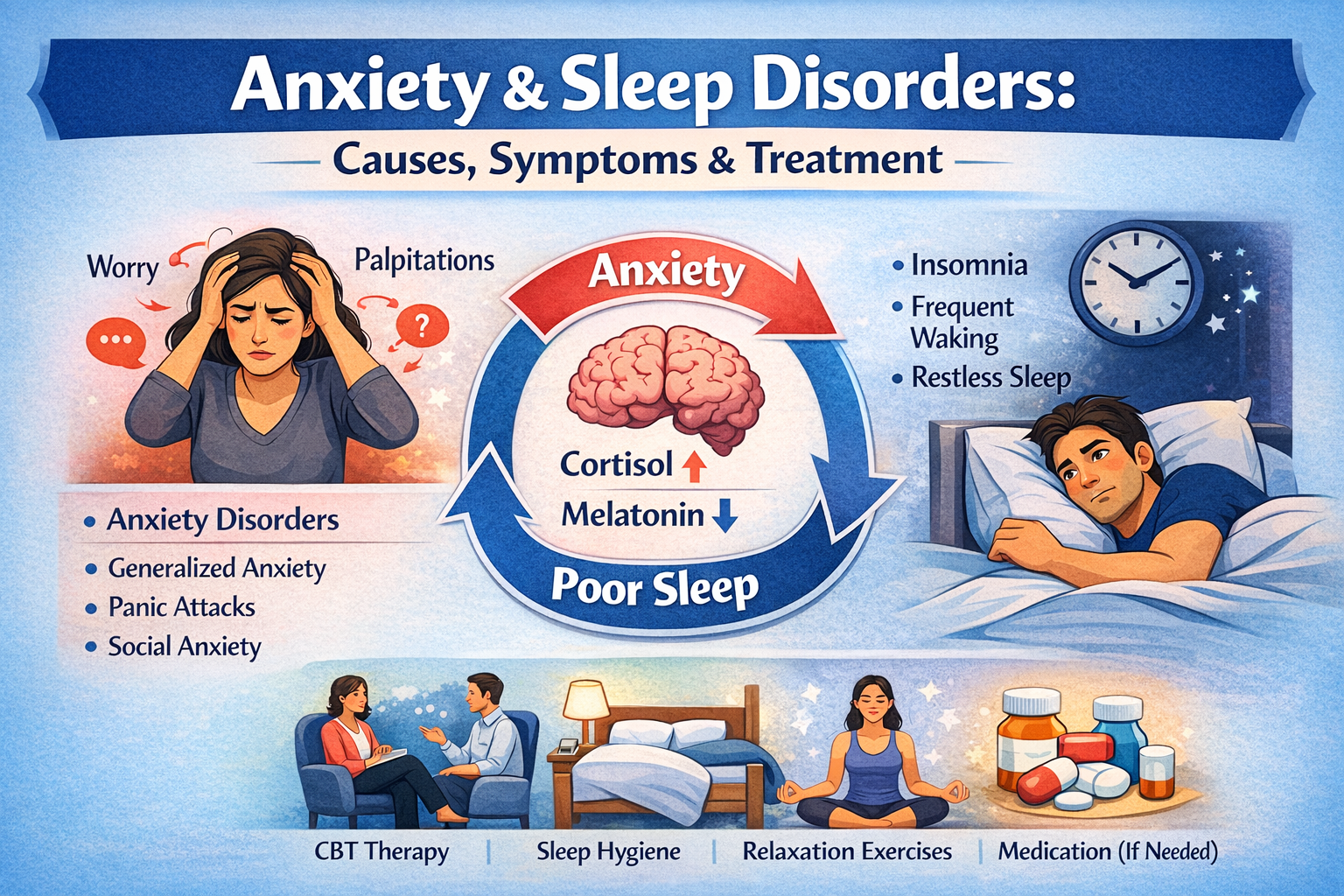Anxiety & Sleep Disorders Causes, Symptoms & Treatment dr abhijeet kumar physiotherapy