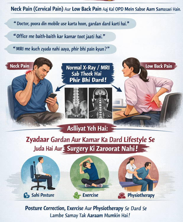Neck & Back Pain Explain By Dr Abhijeet Kumar PT